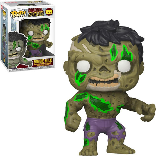Boneco Funko Pop Marvel Zombies Zombie Hulk 659