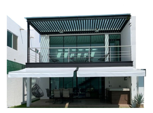 Toldo 5x3 Manual De Pared Retractil Enrollable Lona Pvc