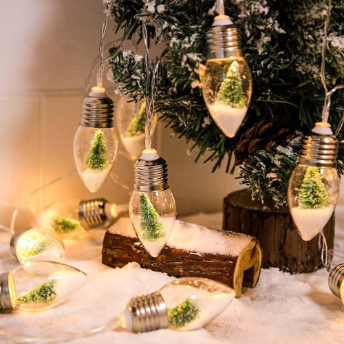 Guirnalda De Luz De Decoración Vintage De Navidad Led