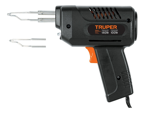 Cautín 140w Tipo Pistola Con 2 Temperaturas, Truper 17548