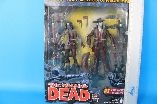 Officer Rick Grimes & Michonne The Walking Dead Mcfarlane (Usado)