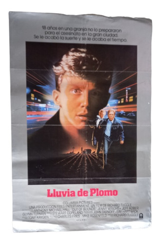 Poster Pelicula Lluvia De Plomo 1986