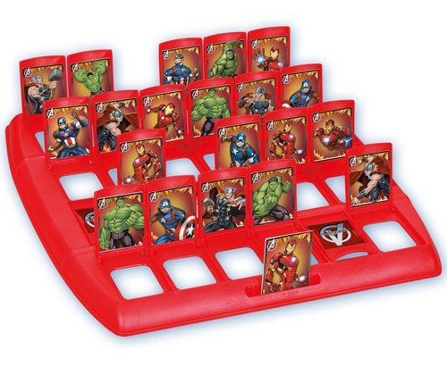 Imagen 5 de 5 de Juego De Mesa Adivina El Personaje Avengers Adivina Quien ?