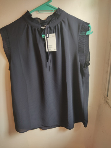 Blusa Con Voladitos H&m