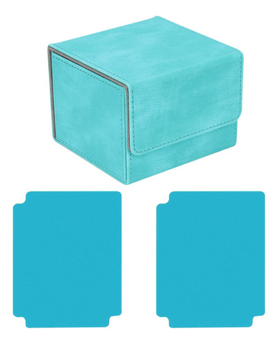 Caja Para Baraja De Cartas, Estuche Para Cuadros Azul Claro