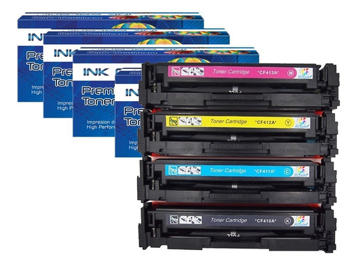 Kit 4 Toner Genérico 410a | Impre Laser Mfp M477fdw Mfp M477