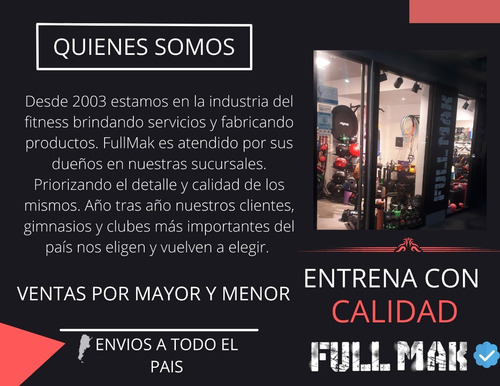 Soga Para Jalón Simple Con Tope Goma Triceps Full Mak