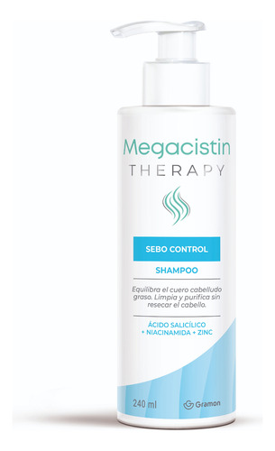 Combo Shampoo Anticaida + Shampoo Sebo Control Megacistin