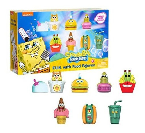 Spongebob Squarepants Fun With Food Figure Set Exclusivo, Ju