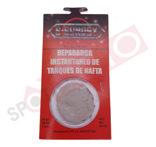 Pasta Para Reparar Tanque Nafta Gasoil Sundey Spot Moto