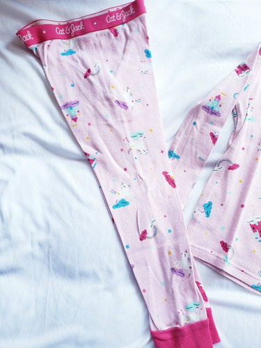 2 Pijama Mameluco Niña Rosa Carter Cat&jack La Segunda Bazar (Usado)