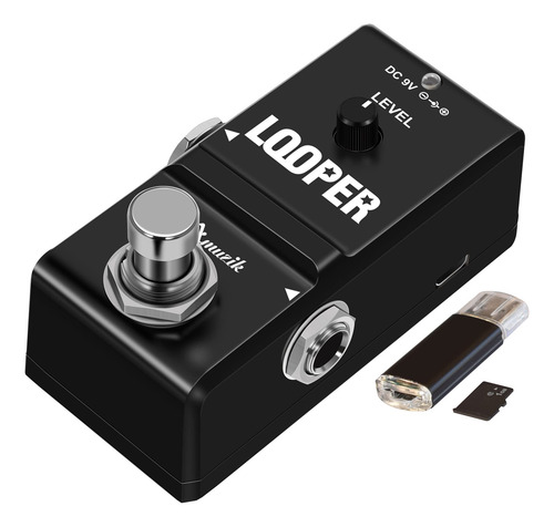 Pedal De Efecto De Loop Amuzik Tiny Loop Pedal Para