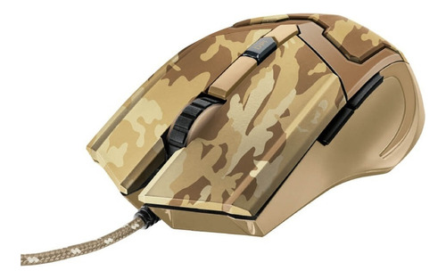 Mouse Gamer Trust Gxt 101d Gav  Camo 22794 4800dpi Marrón