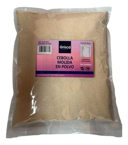 Cebolla En Polvo 500 Gramos Molida