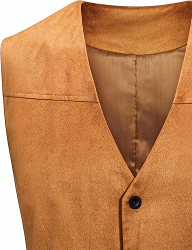 Kaipute Disfraz De Vaquero Occidental Para Hombre, Chaleco,