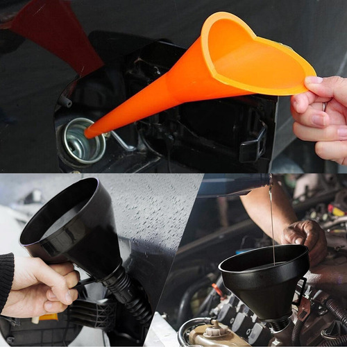 Juego De Embudos De Aceite Para Coche Embudos De Llenado De