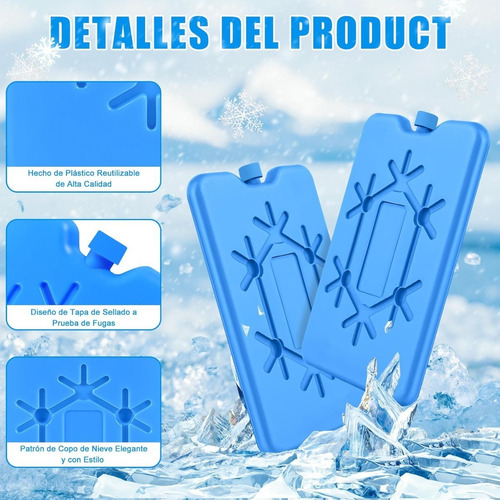 Paquete De Hielo De Refrigeración Ice Blocks Para Bolsa Fría