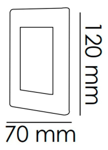 Placa Conector Para Tv Tiffany Cristal Aqua Adir 4126