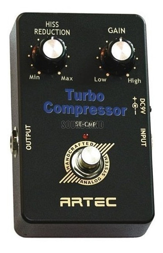 Imagen 1 de 7 de Pedal De Efecto Para Guitarra Artec Se-cmp Turbo Compressor
