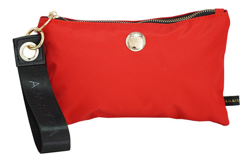 Imagen 8 de 10 de Cartera Clutch Mujer Amayra Dama Estampado Correa