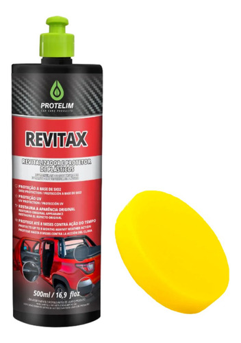 Revitalizador De Plásticos Revitax Protelim + Aplicador