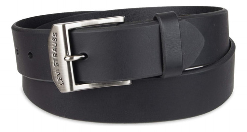Levis Cinturón 100% Cuero Para Hombre Con Hebilla, Negro, 46