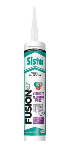 Imagen 1 de 6 de Silicón Juntas Sista Fusion Xlt 2155189 Negro 280ml 15201424