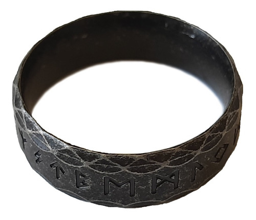 Anillo Marcas Vikingas Simbolos Nordicos Acero Inoxidable