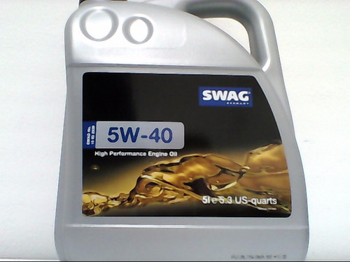 Imagen 1 de 1 de Aceite Galon 5 Lts. 5w40 Swag Sintetico 10000km