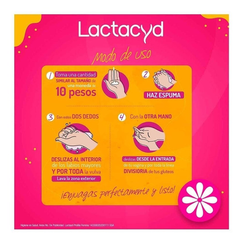 Shampoo Lactacyd Pro Bio Íntimo Con 2 Piezas Con 220 Ml C/u