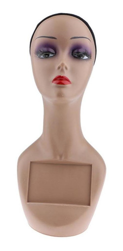 Cabeza De Maniquí Femenino, Modelo De Busto, Peluca ,