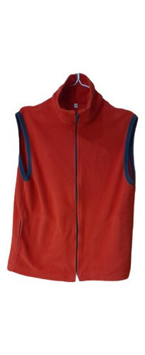 Chaleco Polar Unisex M Rojo Excelente!!!!