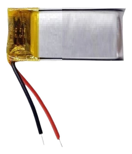 Bateria 600mah 3,7v 5mm X 22mm X 48mm Com 2 Fios