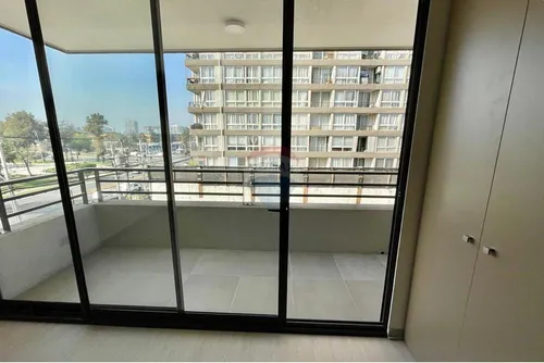 Estudio Nuevo Con Amplio Balcón En Ñuñoa, Piso 4