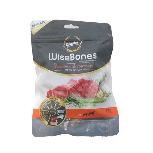 Snack Para Perros Large Wisebones Venado 200 Gr Pethome