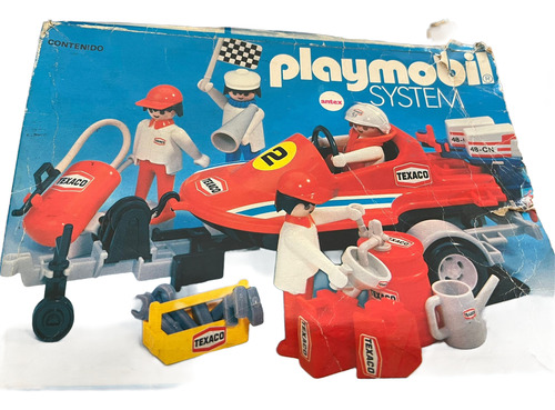 Playmobil Antex System #3538 -- Lancha Rojo (Usado)