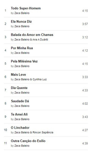 Cd Zeca Baleiro - O Amor No Caos Volume 1