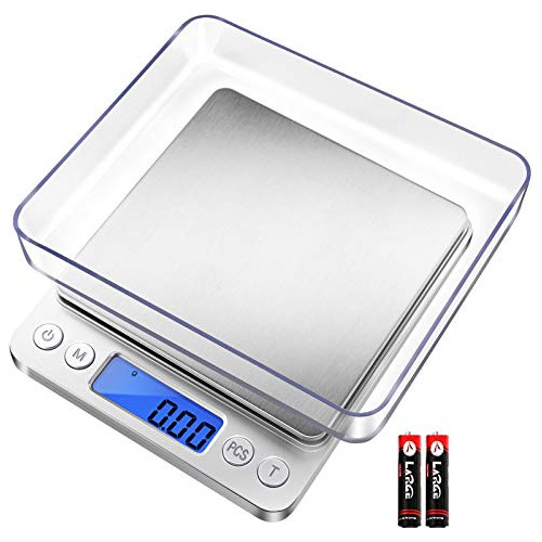 Fuzion Digital Kitchen Scale, 500g/ 0.01g Small Jewelry Scal