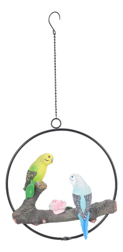 Adorno De Periquito Para Decoración De Pájaros Tropicales