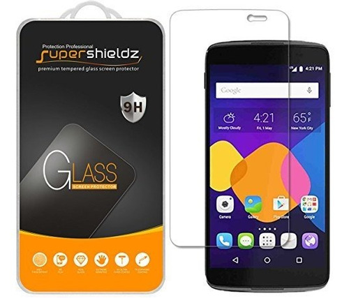 Protector De Pantalla, (2 Pack) Supershieldz Para Alcatel On