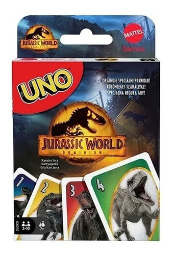 Uno Jurassic World Dominion Mattel