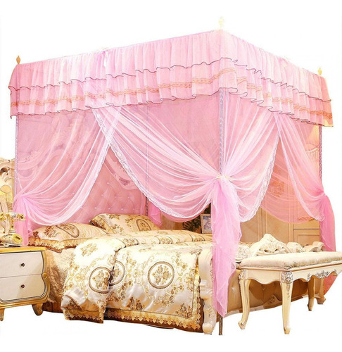 Toldos De Cortina De Cama Princess Para Niñas, Niños Y Adult