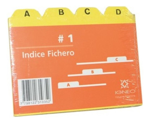 Indice Para Fichero Nº1 Igneo X 2 Unidades