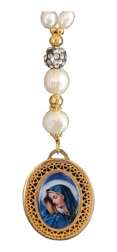 Medalla Virgen De Guadalupe,virgen Maria,set Aretes Y Collar