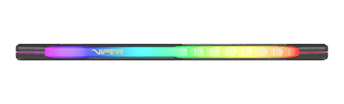 Memoria RAM Viper Steel RGB gamer color negro 8GB 1 Patriot PVSR48G320C8