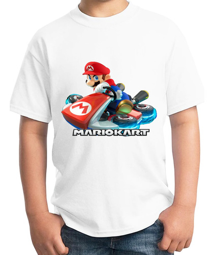 Playera Super Mario Kart Deluxe Nintendo Personalizabl Unise