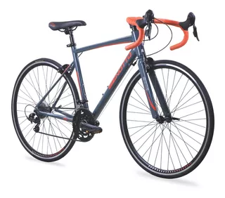 Bicicleta Benotto Ruta 590 R700 14v Aluminio Palancas Duales Color Gris/Naranja Tamaño del cuadro 51