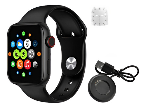 Reloj Inteligente Smartwatch Fitness T500 Bluetooth Negro