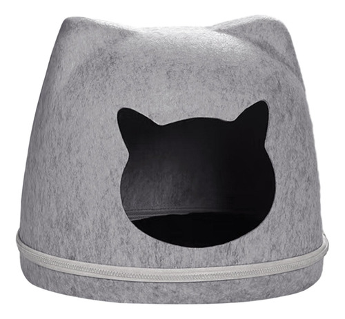 Cama Para Gatos De Fieltro, Escondite Tipo Cueva, Cama Cueva