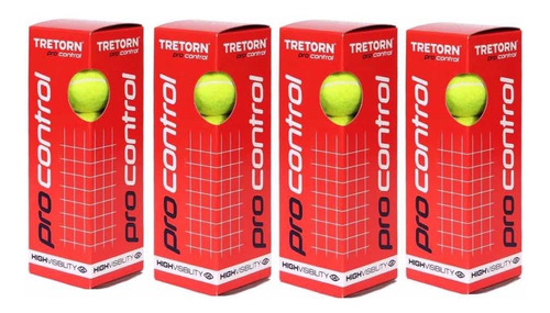 Bolas De Tenis Tretorn Pro Control Todas Las Superficies